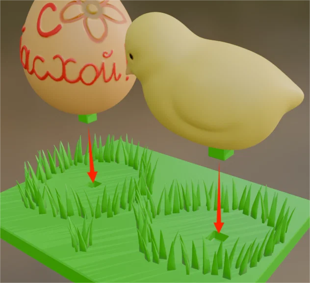 Mô hình trang trí gà con và trứng Phục sinh ấn tượng cho máy in 3D - Image 3