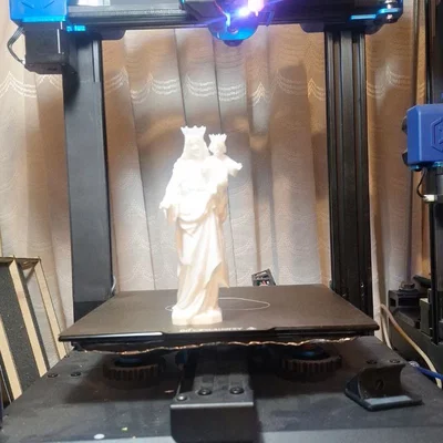 Mô hình 3D tượng Đức Mẹ Maria Auxiliadora đẹp và ý nghĩa