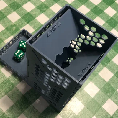 Tháp Đổ Xúc Xắc - Folding (Flat-Pack) - Gấp Gọn Tiện Lợi