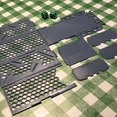 Tháp Đổ Xúc Xắc - Folding (Flat-Pack) - Gấp Gọn Tiện Lợi