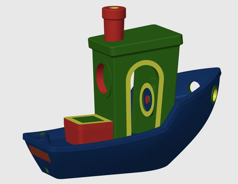 Mô hình Benchy test 4 màu - Dành cho CFS, MMU, CoPrint, AMS và nhiều hệ thống khác - Image 1