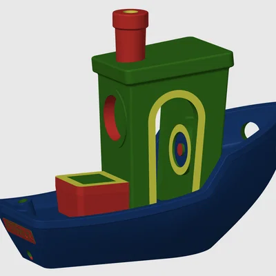 Mô hình Benchy test 4 màu - Dành cho CFS, MMU, CoPrint, AMS và nhiều hệ thống khác