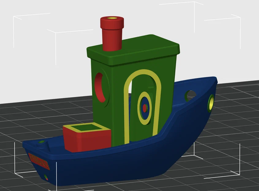 Mô hình Benchy test 4 màu - Dành cho CFS, MMU, CoPrint, AMS và nhiều hệ thống khác - Image 2