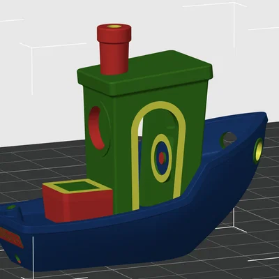 Mô hình Benchy test 4 màu - Dành cho CFS, MMU, CoPrint, AMS và nhiều hệ thống khác