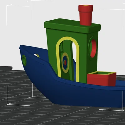 Mô hình Benchy test 4 màu - Dành cho CFS, MMU, CoPrint, AMS và nhiều hệ thống khác