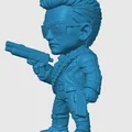 Mô hình Terminator T-800 Chibi siêu đáng yêu cho tín đồ in 3D - Thumbnail 2