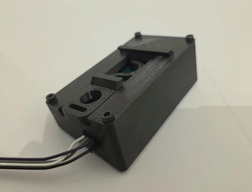Hộp/Giá đỡ màn hình LCD 16x2 I2C gắn thanh DIN rail - Image 2