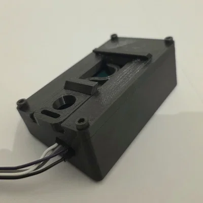 Hộp/Giá đỡ màn hình LCD 16x2 I2C gắn thanh DIN rail
