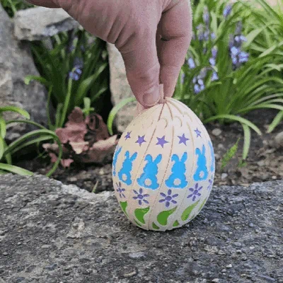 Mô hình Trứng Phục Sinh xoay thông minh (Easter Egg Twisty Fidget)