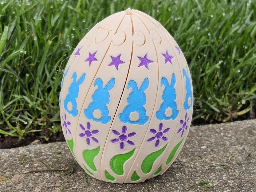 Mô hình Trứng Phục Sinh xoay thông minh (Easter Egg Twisty Fidget) - Image 2