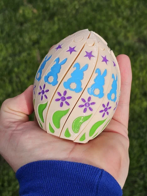 Mô hình Trứng Phục Sinh xoay thông minh (Easter Egg Twisty Fidget) - Image 5