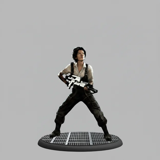 Mô hình 3D nhân vật Ellen Ripley trong phim Aliens 1986 - Image 1