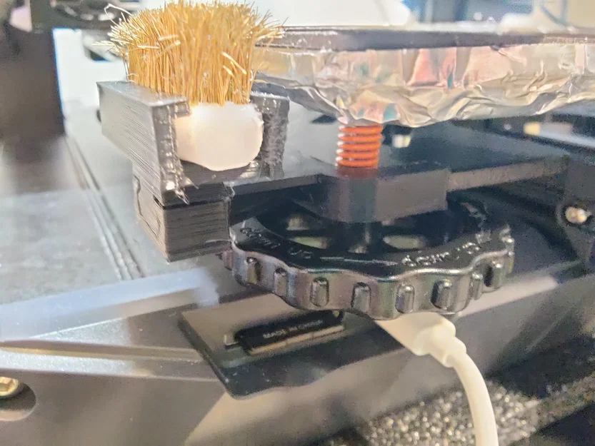 Giá đỡ bàn chải tự động làm sạch đầu phun cho Ender 3 S1 - Image 2