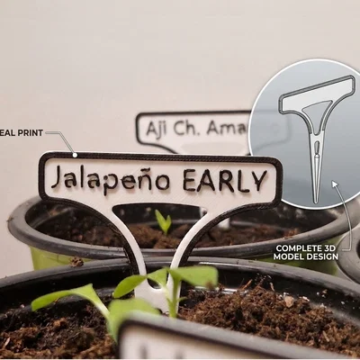 Thẻ cắm cây và đánh dấu cây giống tùy chỉnh