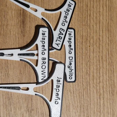 Thẻ cắm cây và đánh dấu cây giống tùy chỉnh