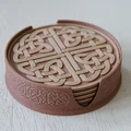Bộ Lót Ly và Hộp Đựng Họa Tiết Celtic - Thumbnail 1