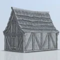 Nhà Kho Trang Trại Cho Wargame Tỉ Lệ 28mm - Thumbnail 1