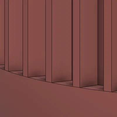 Bình Xoắn Hiện Đại / Chậu Cây Dạng Xoáy (Modern Twisted Ribbed Vase)