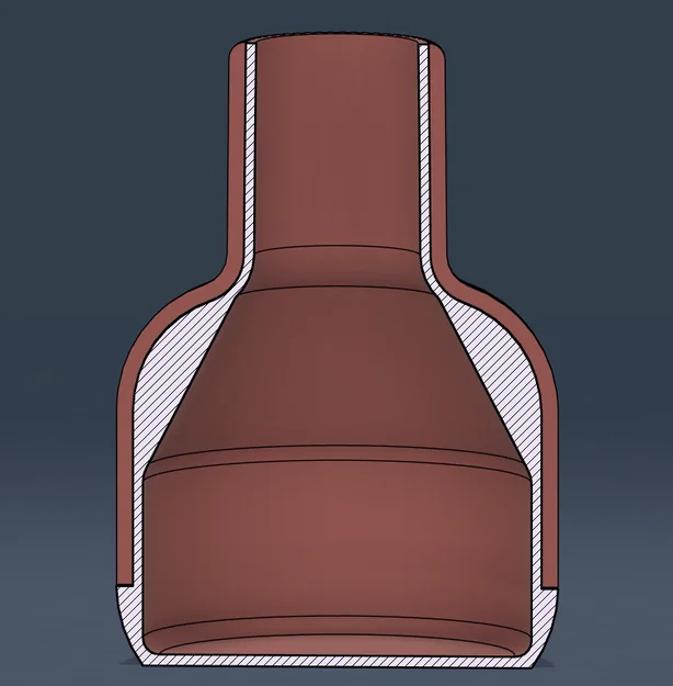 Bình Xoắn Hiện Đại / Chậu Cây Dạng Xoáy (Modern Twisted Ribbed Vase) - Image 5