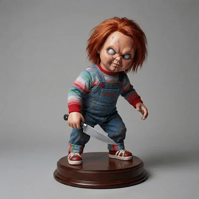 Mô hình 3D búp bê Chucky từ phim kinh dị Child's Play 1990