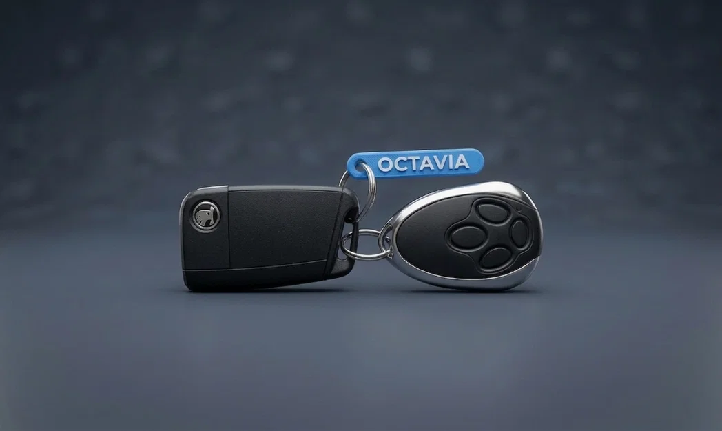 Nhãn Móc Khóa Xe Skoda - Image 1