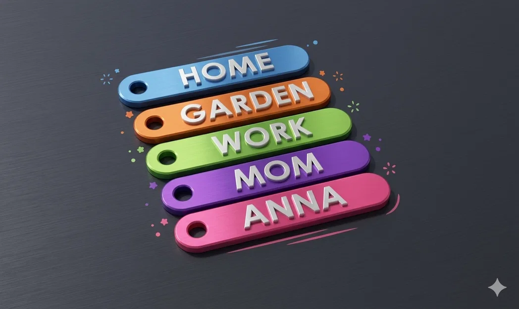 Thẻ móc khóa tùy chỉnh - Image 2