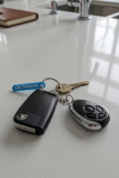 Nhãn Móc Khóa Xe Skoda - Image 2