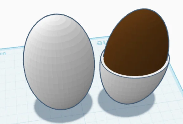 Mô hình trứng socola trang trí dễ thương cho in 3D - Image 1