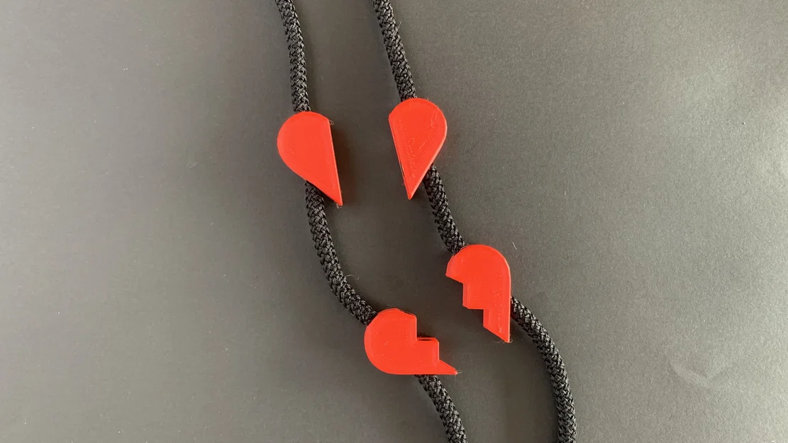 Hạt Hình Trái Tim Nam Châm Cho Áo Hoodie - Image 2