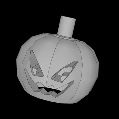 Mũ Bí Ngô Halloween Cho Minifig Tương Thích Lego (File STL)