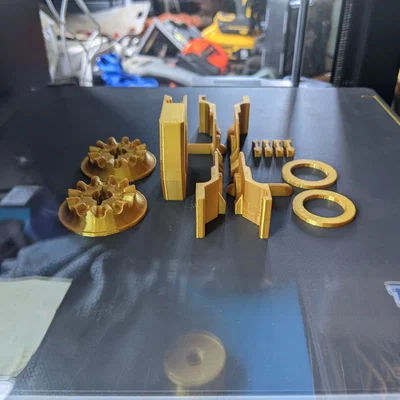Mô hình ròng rọc xếp hình (Pulley Puzzle) - Không cần in support