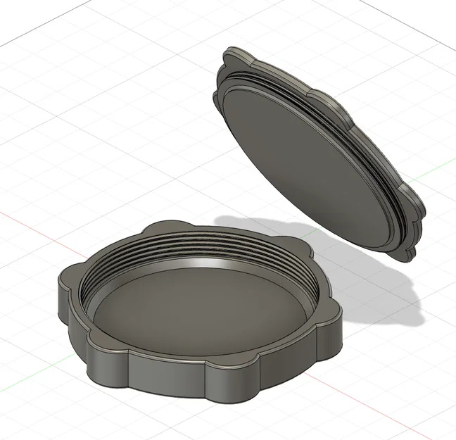 Hộp Đựng Bảo Vệ Gương Tròn In 3D (Đường kính 154mm) - Image 1