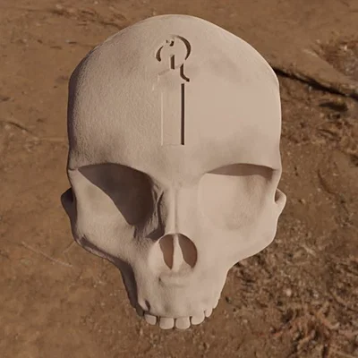 Mô hình đầu lâu Halo Campaign (hỗ trợ thêm biểu tượng theo yêu cầu)