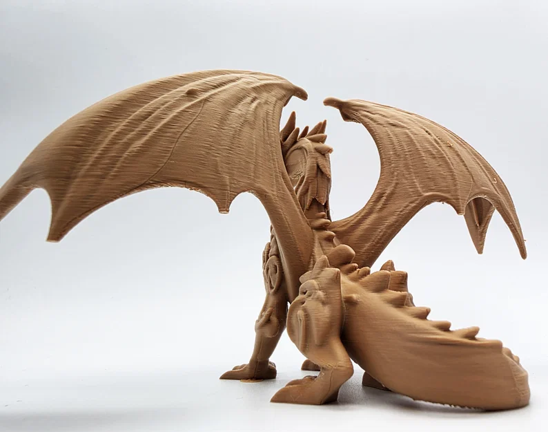 Mô hình Rồng Cổ Đại điêu khắc gỗ - Image 6