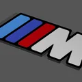 Móc khóa logo BMW M in 3D độc đáo, thiết kế 5 mảnh lắp ghép - Thumbnail 1