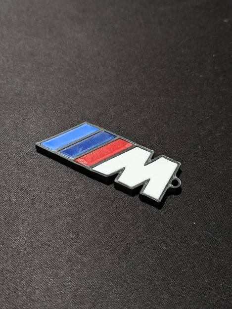 Móc khóa logo BMW M in 3D độc đáo, thiết kế 5 mảnh lắp ghép - Image 5