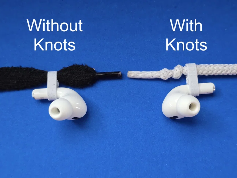 Kẹp AirPods cho dây Hoodie [4, 6, 8mm] - Image 1