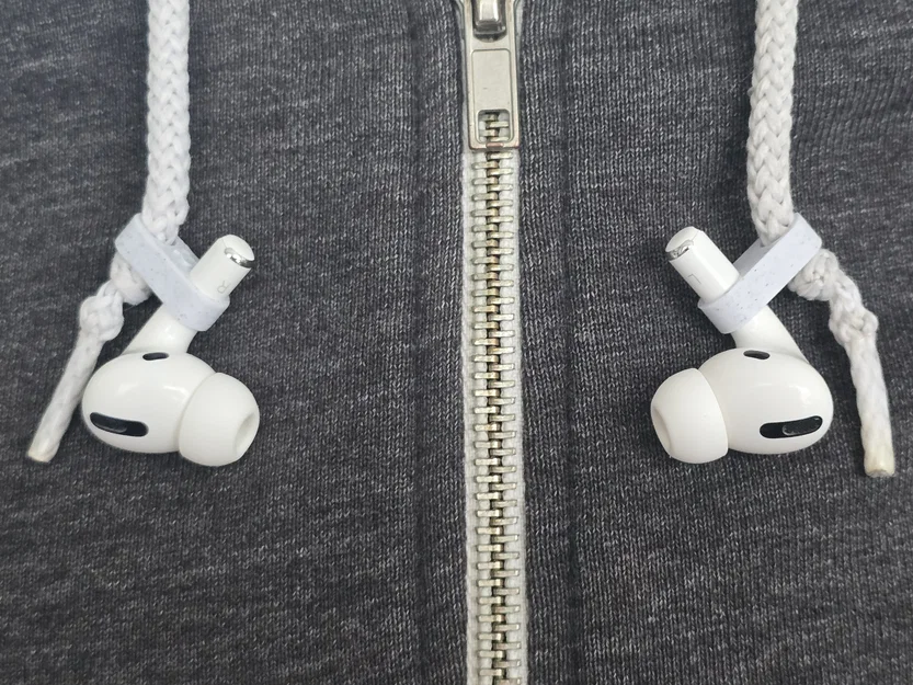 Kẹp AirPods cho dây Hoodie [4, 6, 8mm] - Image 3
