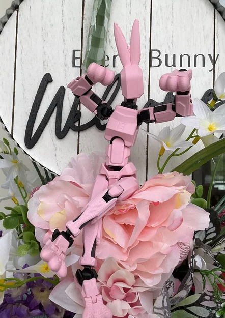 Bunny 13: Mô hình thỏ robot khớp nối 3D cực đáng yêu - Image 1