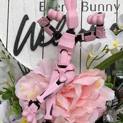 Bunny 13: Mô hình thỏ robot khớp nối 3D cực đáng yêu