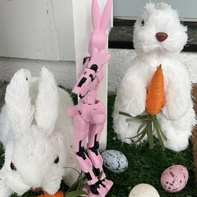 Bunny 13: Mô hình thỏ robot khớp nối 3D cực đáng yêu