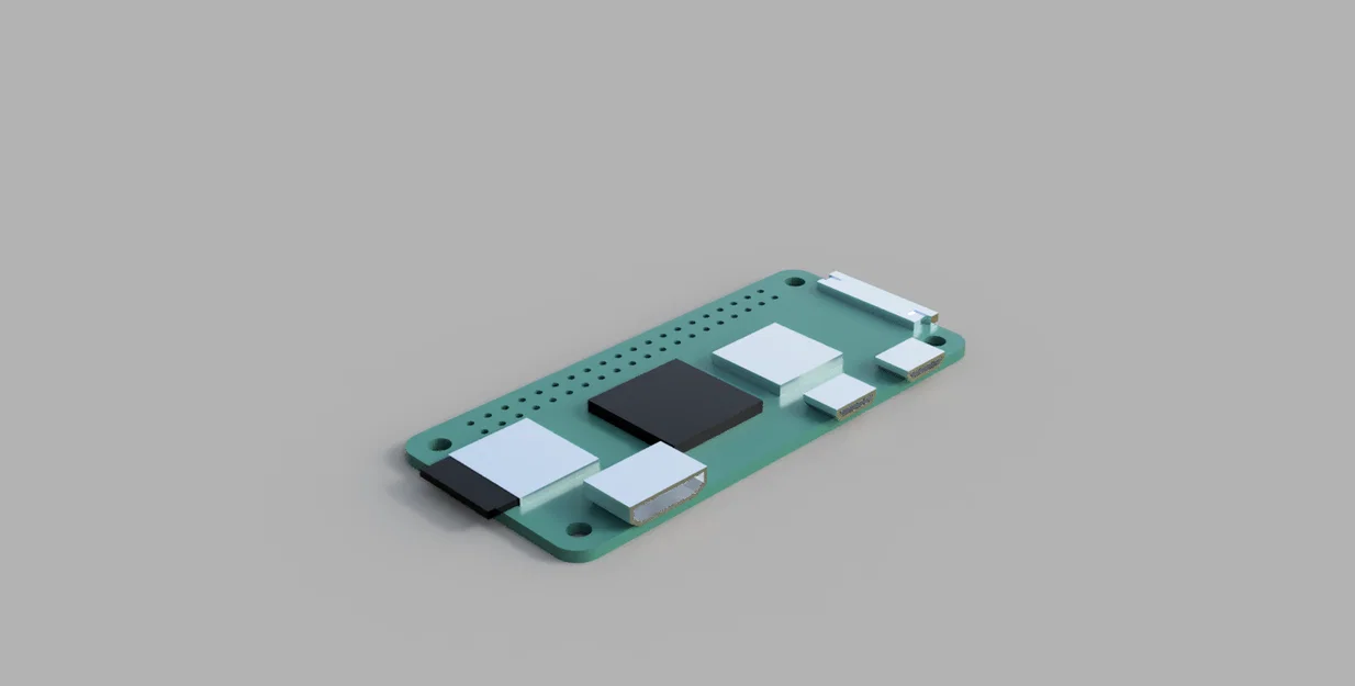 Mô hình 3D Raspberry Pi Zero 2 W chính xác cho thiết kế vỏ case - Image 1