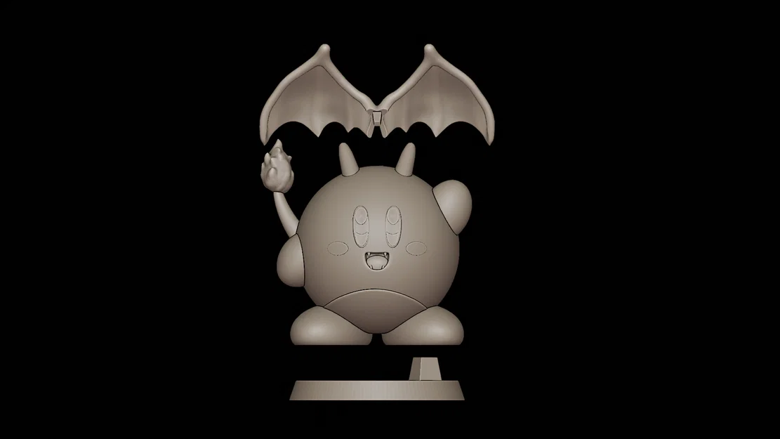 Mô hình KIRBY lai CHARIZARD cực dễ thương - Image 2