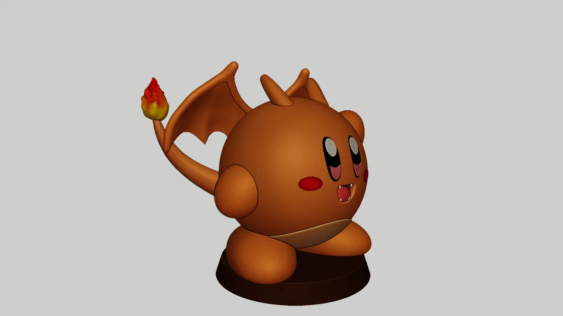 Mô hình KIRBY lai CHARIZARD cực dễ thương - Image 4