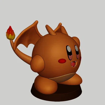Mô hình KIRBY lai CHARIZARD cực dễ thương
