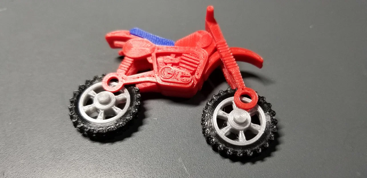 Mô hình xe mô tô Tonka thập niên 80 / Xe cào cào đồ chơi bé xinh - Image 13