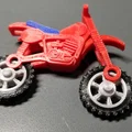 Mô hình xe mô tô Tonka thập niên 80 / Xe cào cào đồ chơi bé xinh - Thumbnail 13