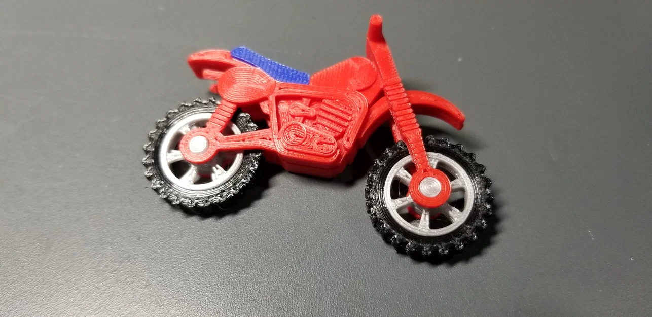 Mô hình xe mô tô Tonka thập niên 80 / Xe cào cào đồ chơi bé xinh - Image 14