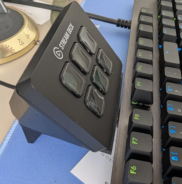 Giá đỡ Stream Deck Mini cho bàn phím Logitech G512 - Image 2