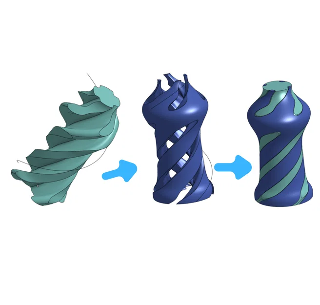 Spiral fidget toy - Đồ chơi xoắn ốc giảm căng thẳng in 3D - Image 1